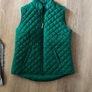 Karen Scott Emerald Quilted Vest